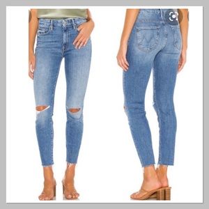 MOTHER DENIM 'The Looker Ankle Fray' Jeans